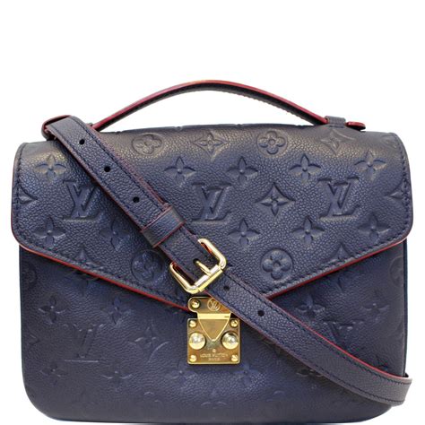 blue lv bag